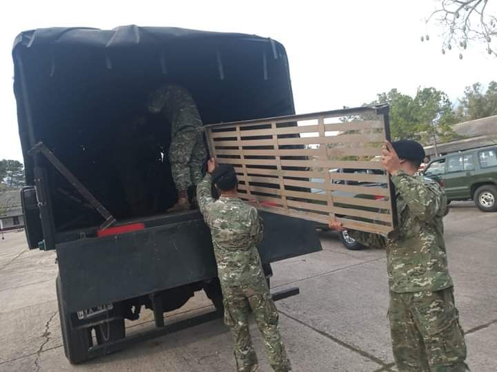 El Regimiento local instaló un Hospital de Campaña en Ibicuy