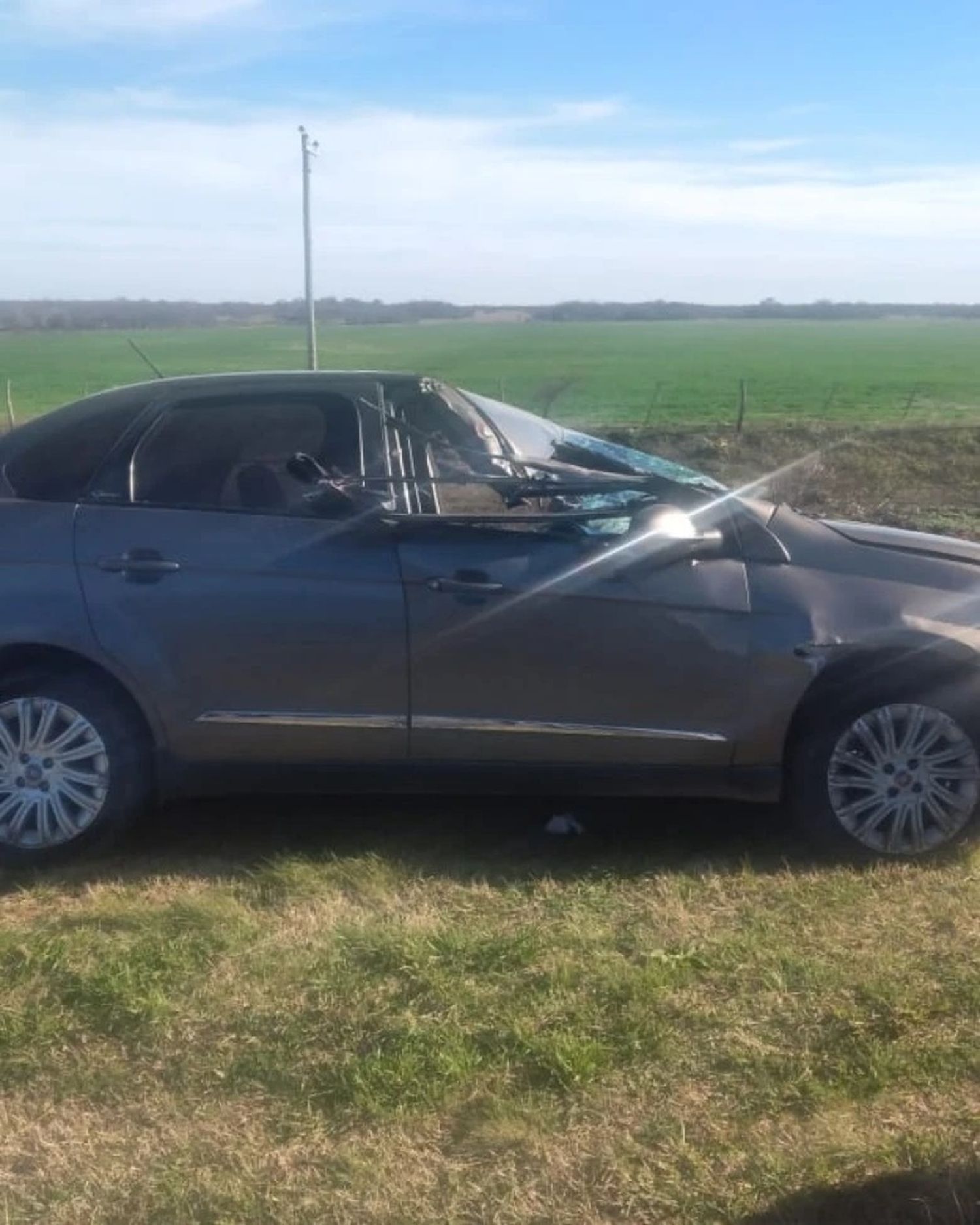 Choque en Ruta 11 con un lesionado