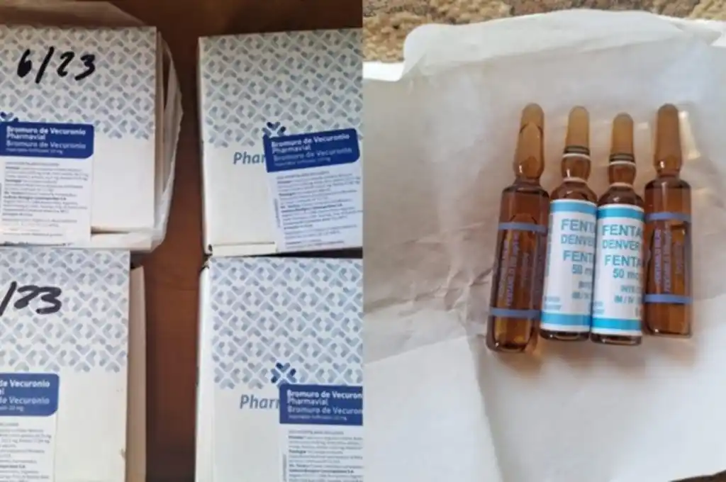 Medicamentos secuestrados en los allanamientos de este martes. (Foto: Gentilezas)