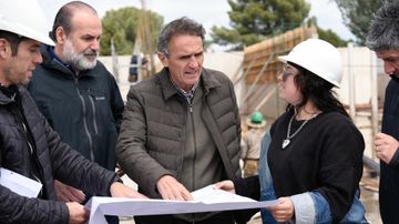 Katopodis supervisó las obras del Plan Hídrico Integral en Bahía Blanca
