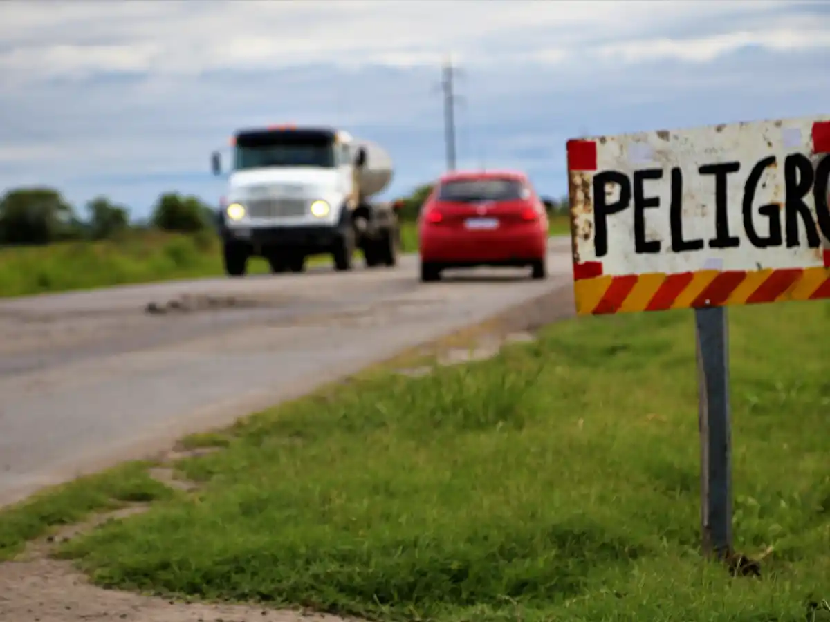 Por el clima se demora el  inicio del arreglo de la ruta 158