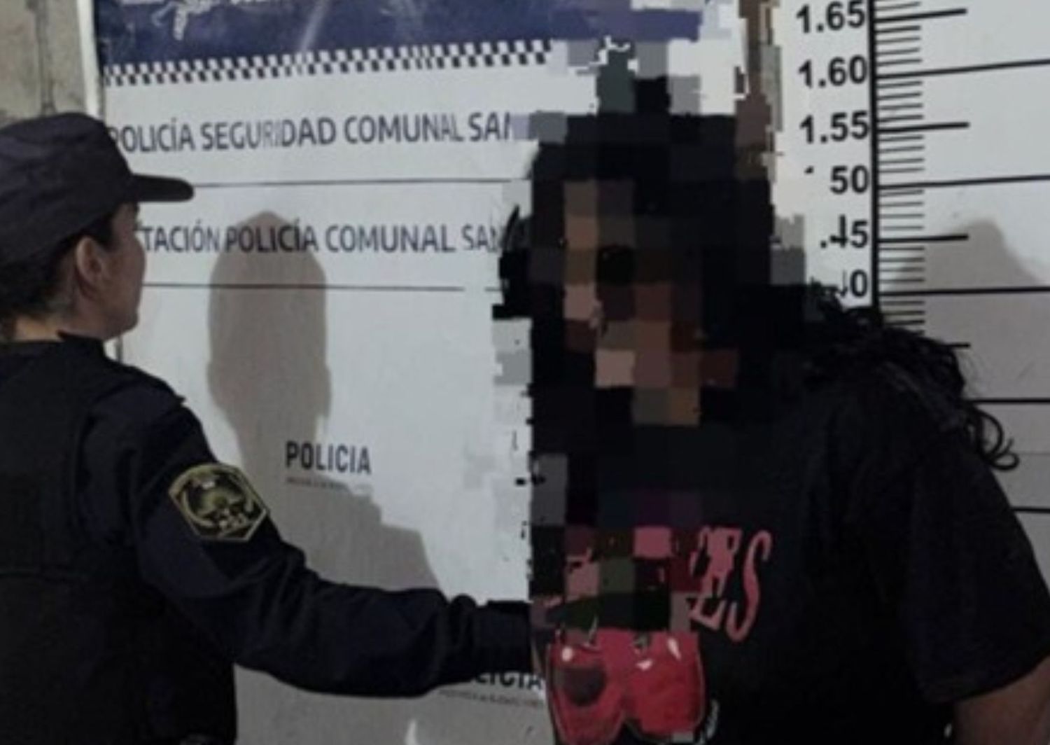 Intentó agredir a un hombre con una tijera y fue aprehendida