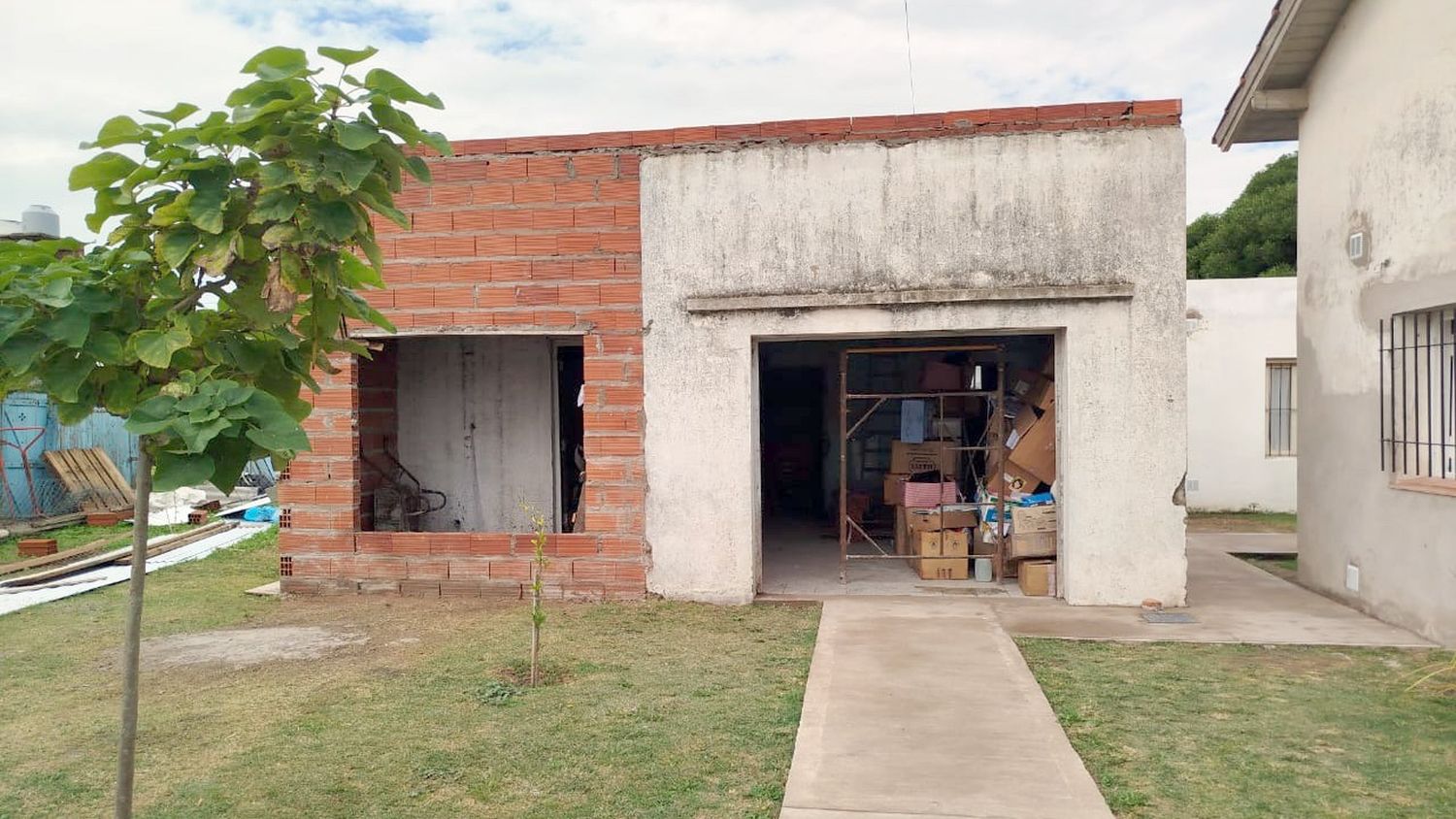 Construcción. Del SUM en la sede de Preciosa Semilla