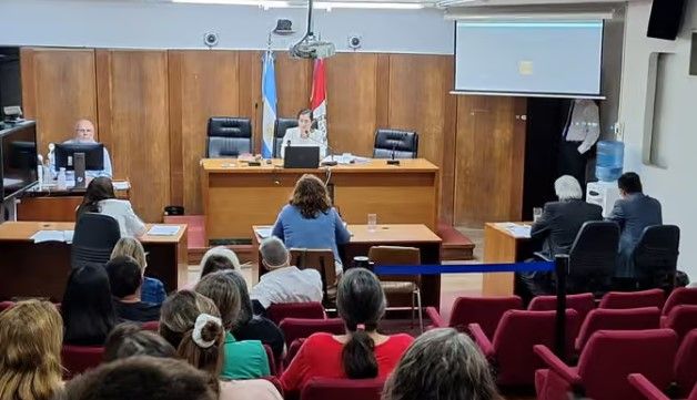 Desarrollo de la audiencia en que la jueza Borrello autorizó el viaje del imputado.