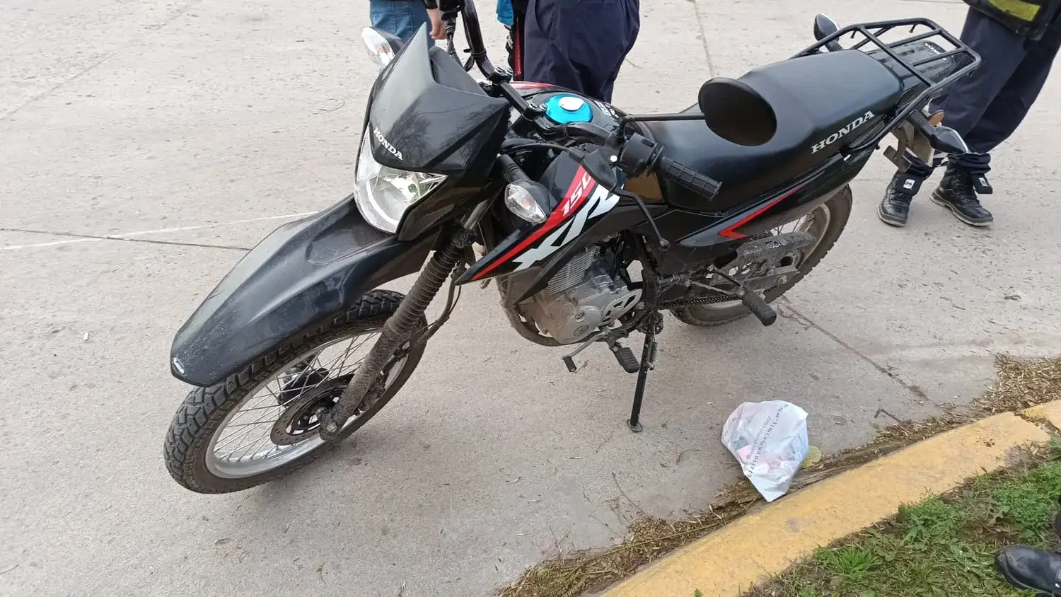 Moto accidente