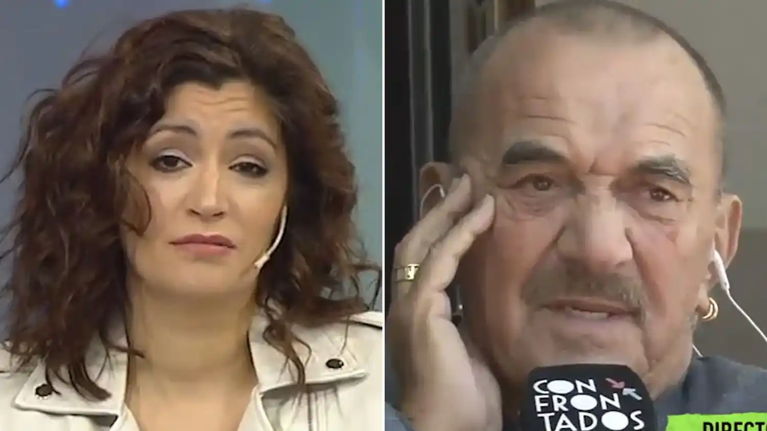 Rolando Hanglin tuvo un exabrupto con Carla Conte y le cortaron el móvil