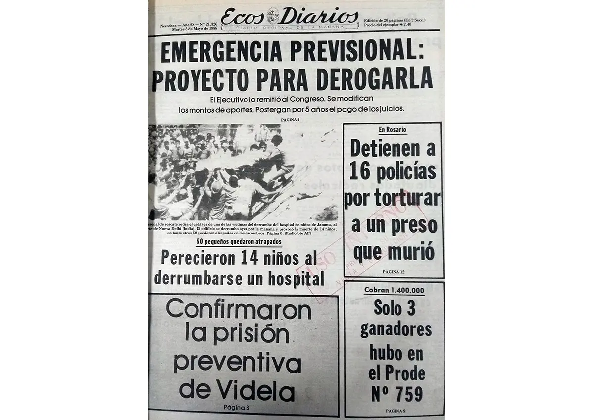 Martes 3 de mayo de 1988