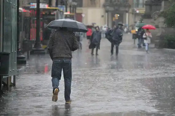 Alerta amarilla por fuertes lluvias este viernes en toda la Provincia