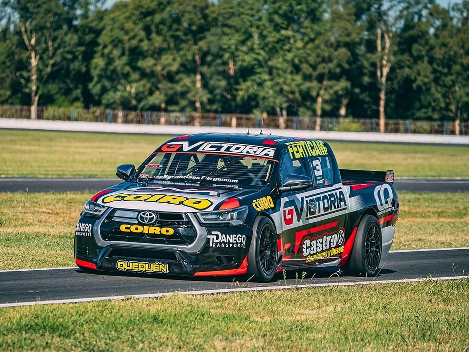 Marcos Castro Serrano compitió en la primera fecha del TC Pista Pick Up