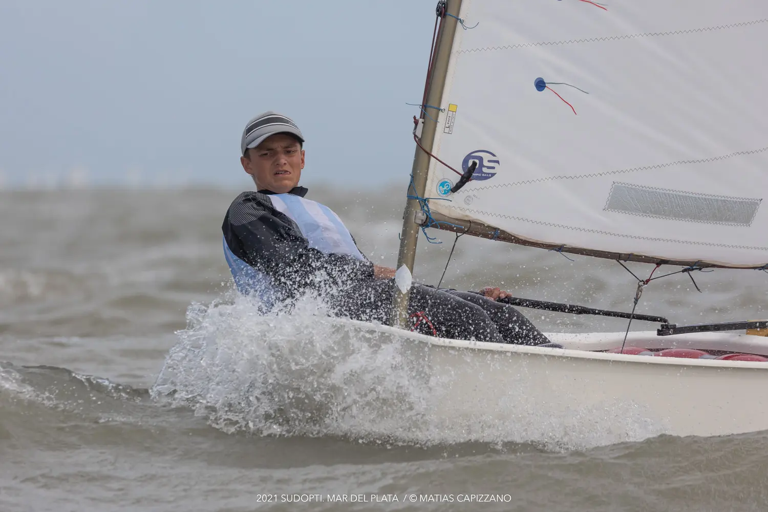 Inicia el Sudamericano de Optimist en Mar del Plata con Francina Paz, Francisco Gómez y Delfina Kuttel