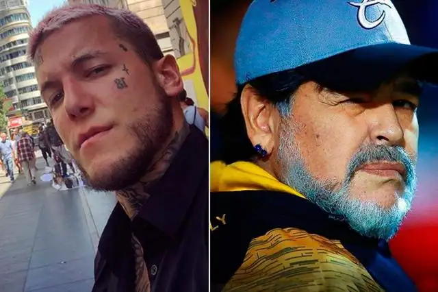 Diego Maradona vs Alexander Caniggia: cruce sin champán
