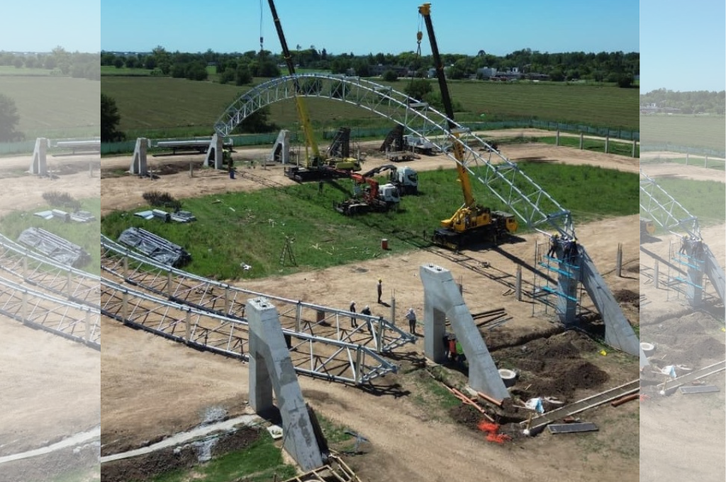 Avanza la obra del velódromo techado para los Juegos ODESUR