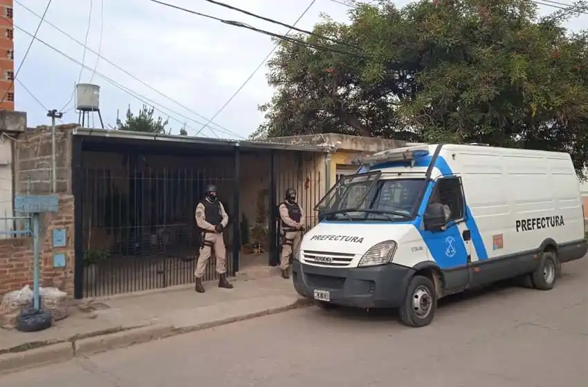 Santa Fe: Prefectura desbarató una banda dedicada a la venta de estupefacientes