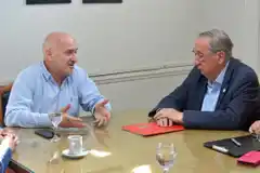 Lunghi y Aba se reunieron para analizar avances del Acuerdo del Bicentenario