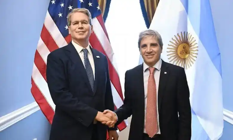 Scott Bessent y Luis Caputo