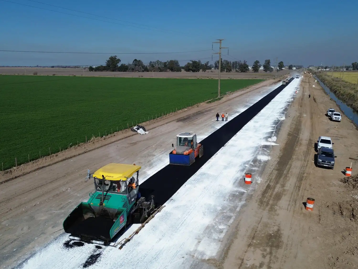 La avenida Circunvalación, obra clave impulsada por el intendente Chiarella, ministro Enrico y el gobernador Pullaro. Foto: Gentileza