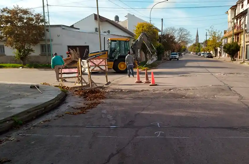 Cortes de tránsito en Mar del Plata por obras de bacheo y cordón cuneta