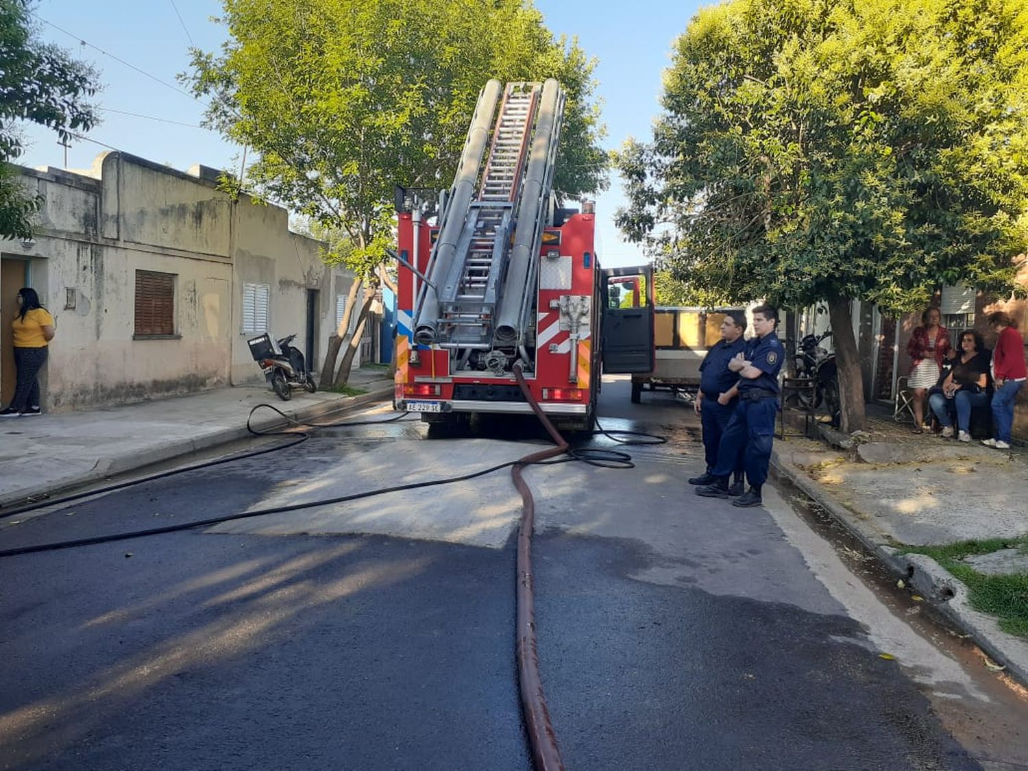 Se incendiaron dos viviendas en Gualeguaychú: hay dos personas hospitalizadas