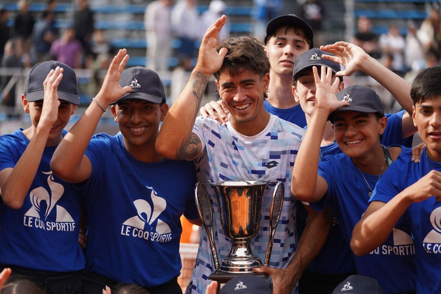 Francisco Comesaña le levantó un match point a Coria y se quedó con el título