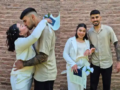 ¡Se casaron Sofía y Federico!