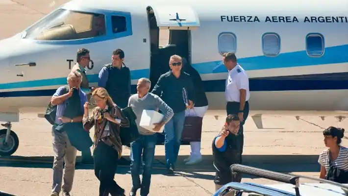 Después de la apertura de sesiones, Macri viajó a San Martín de los Andes