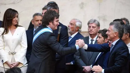 Javier Milei y Mauricio Macri (NA)