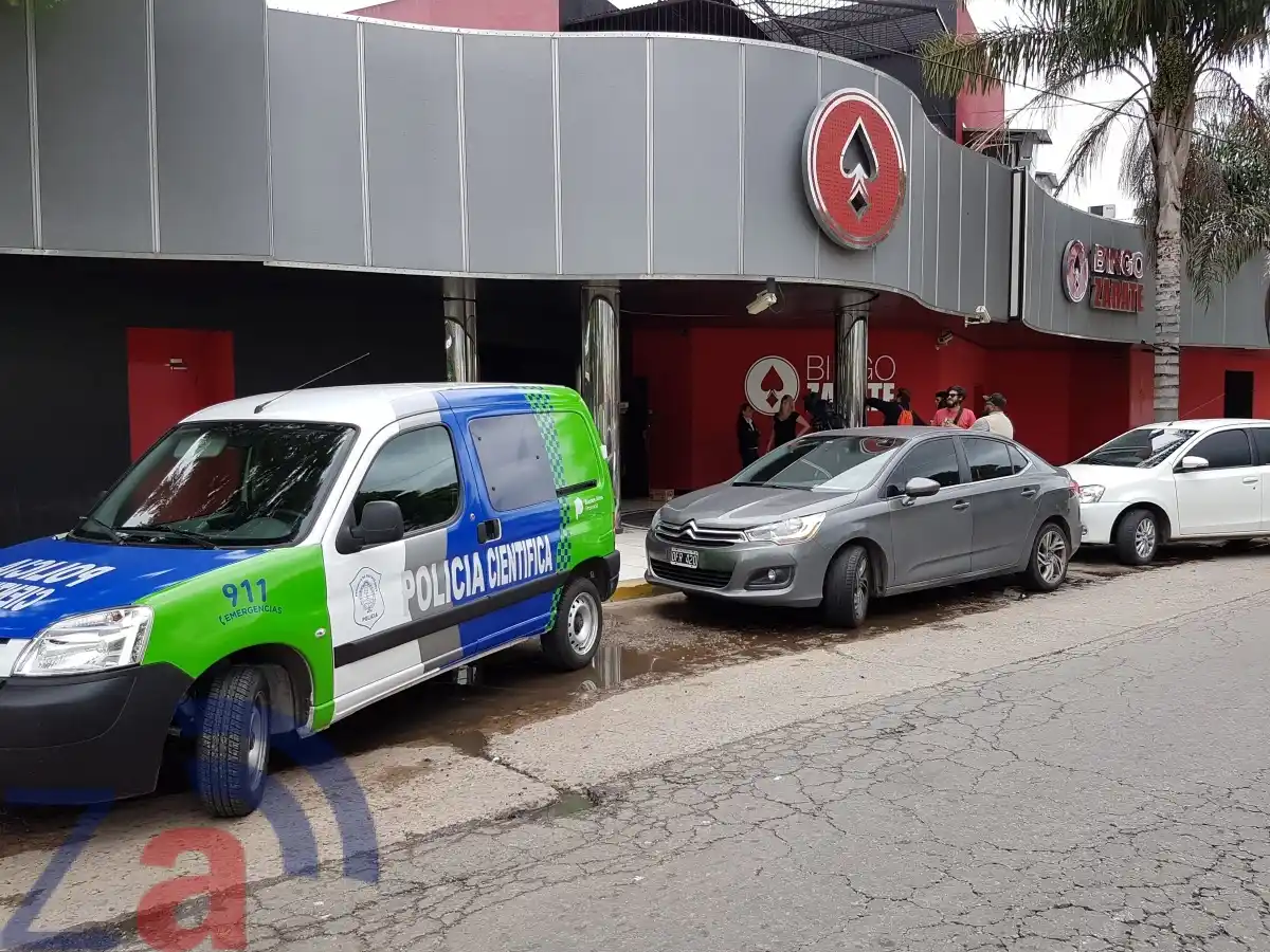 Zárate: Robaron 3 millones de pesos en el Bingo