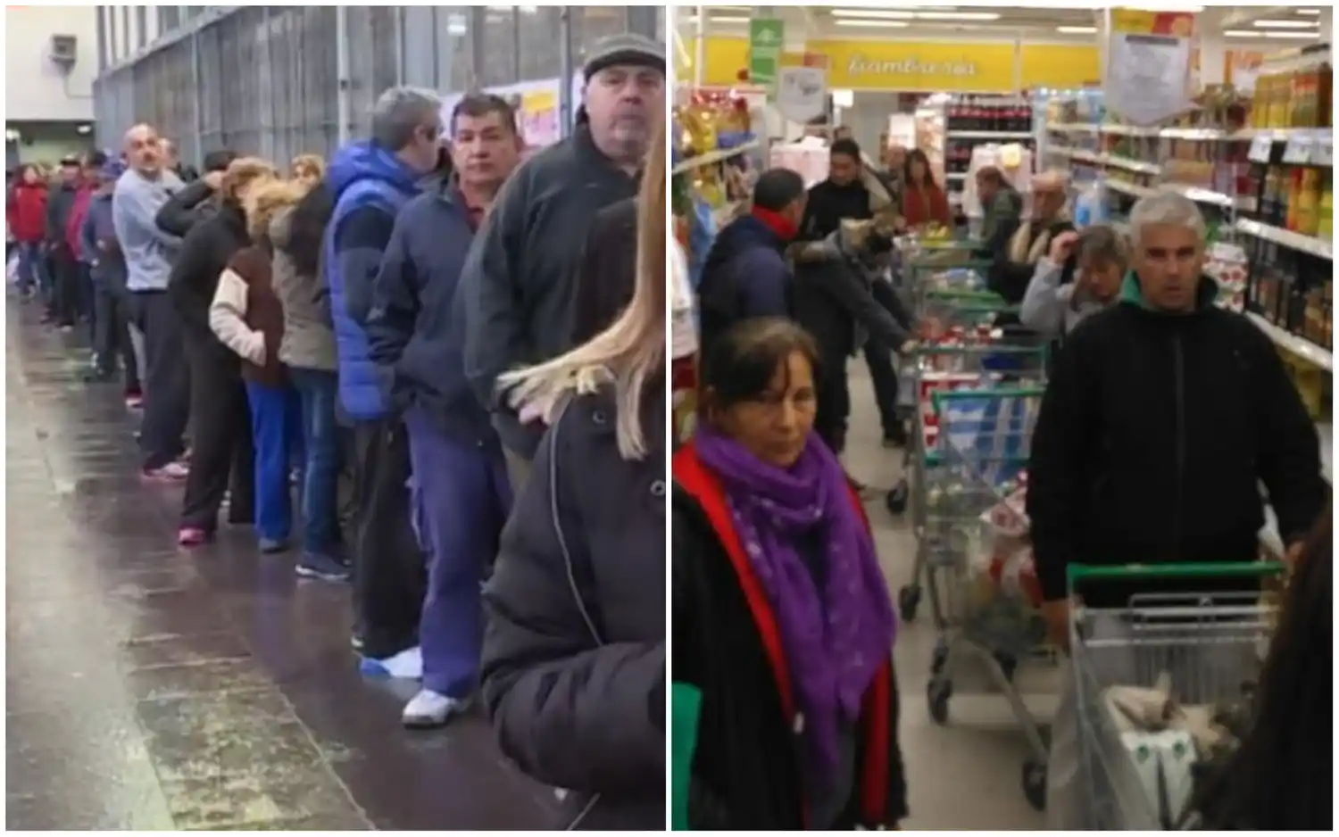 Supermiércoles: Largas colas por el descuento del 50% con tarjetas del Banco Provincia