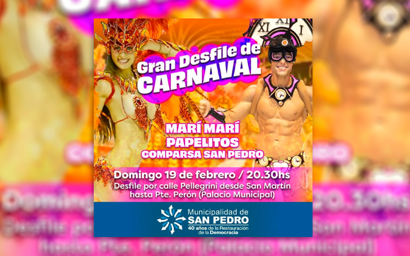 Organización del Desfile de Carnaval del domingo