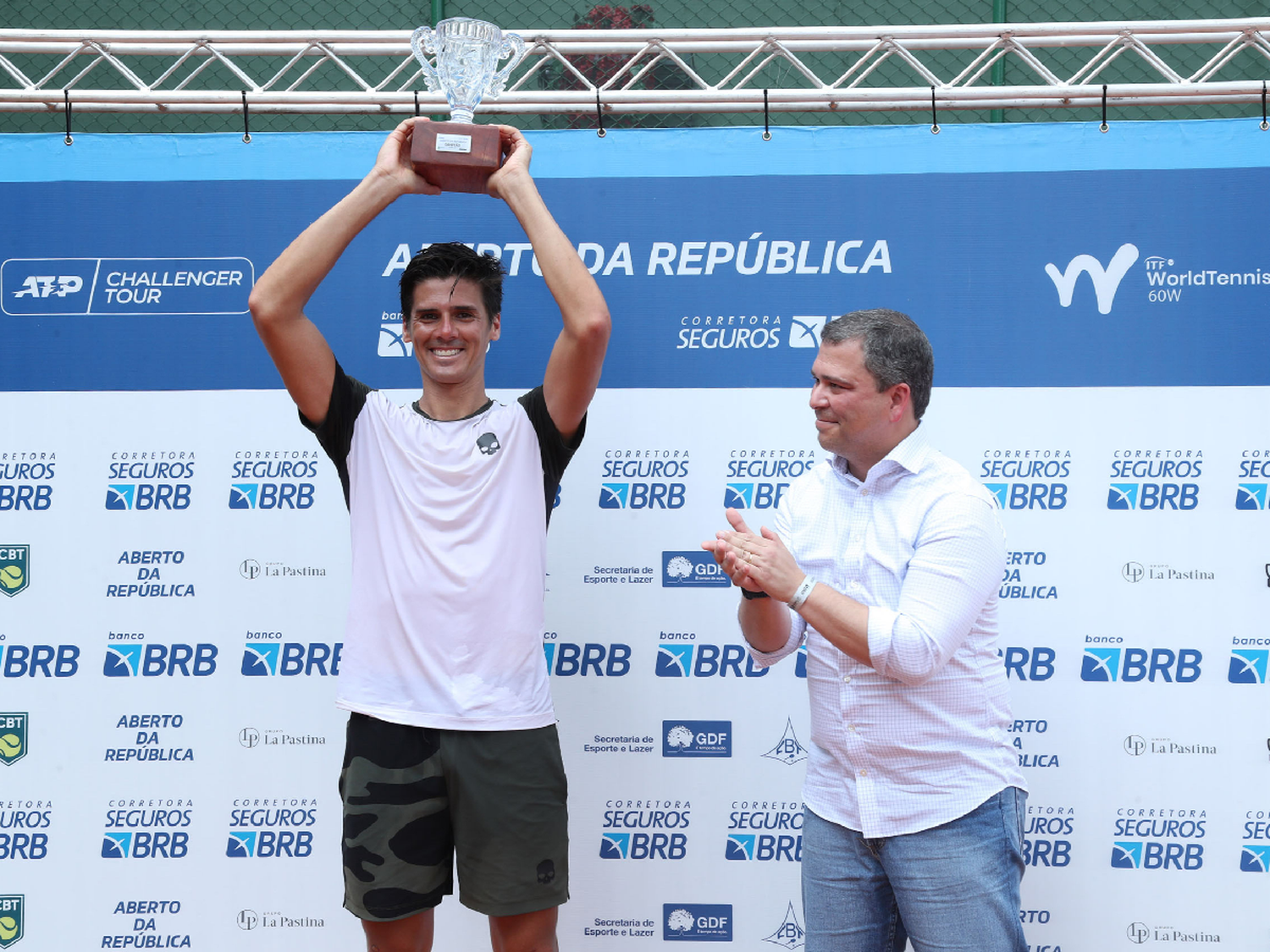 Federico Coria festejó en Brasilia