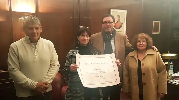 Susana Lizzi fue distinguida por el Senado de la Nación