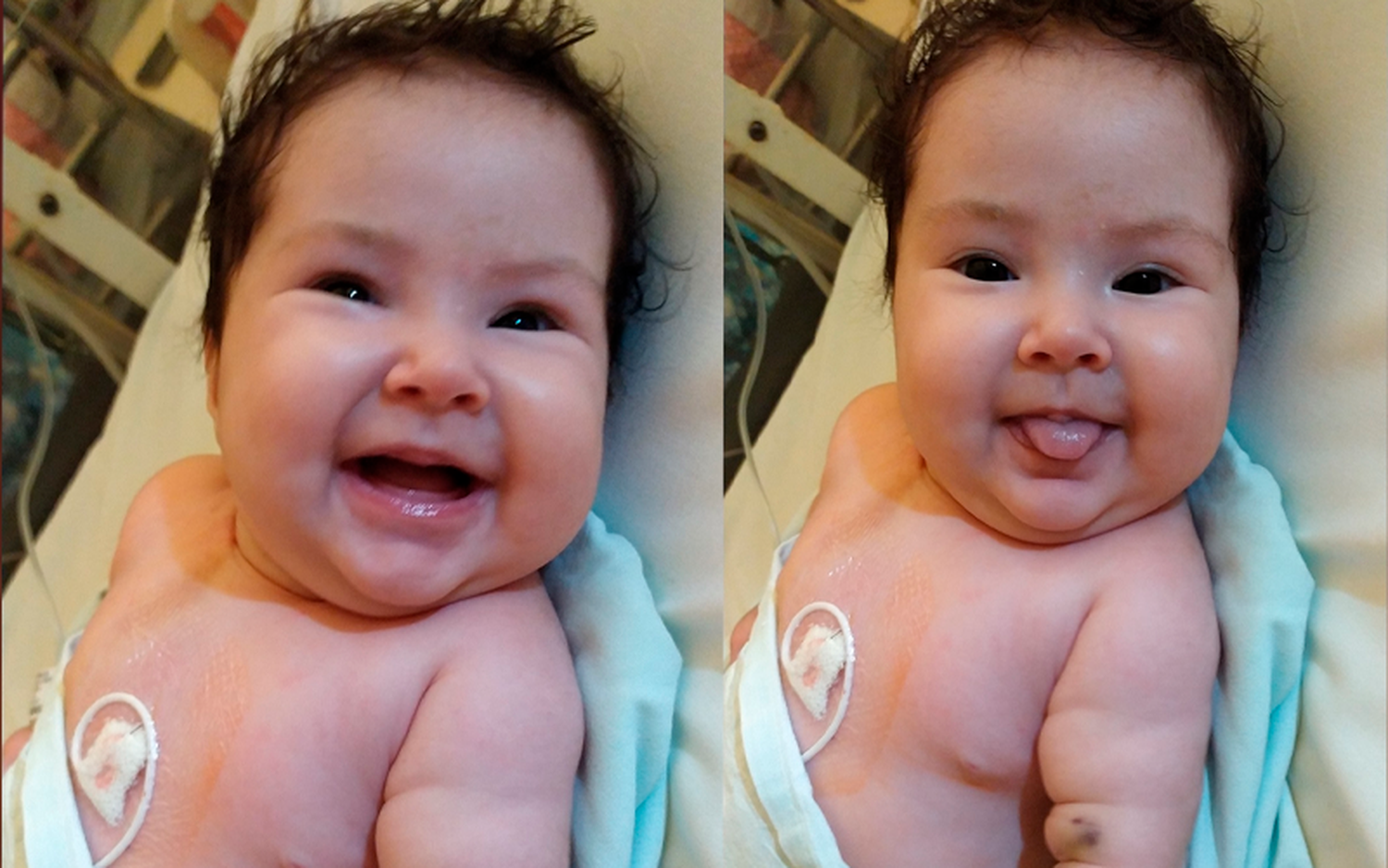 Recaudan fondos para las vacunas contra la meningitis que necesita María Amélie