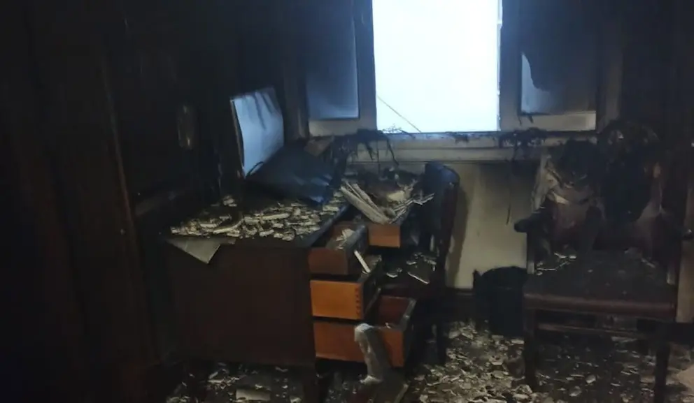 Susto en el Senado por un incendio en el despacho de una legisladora