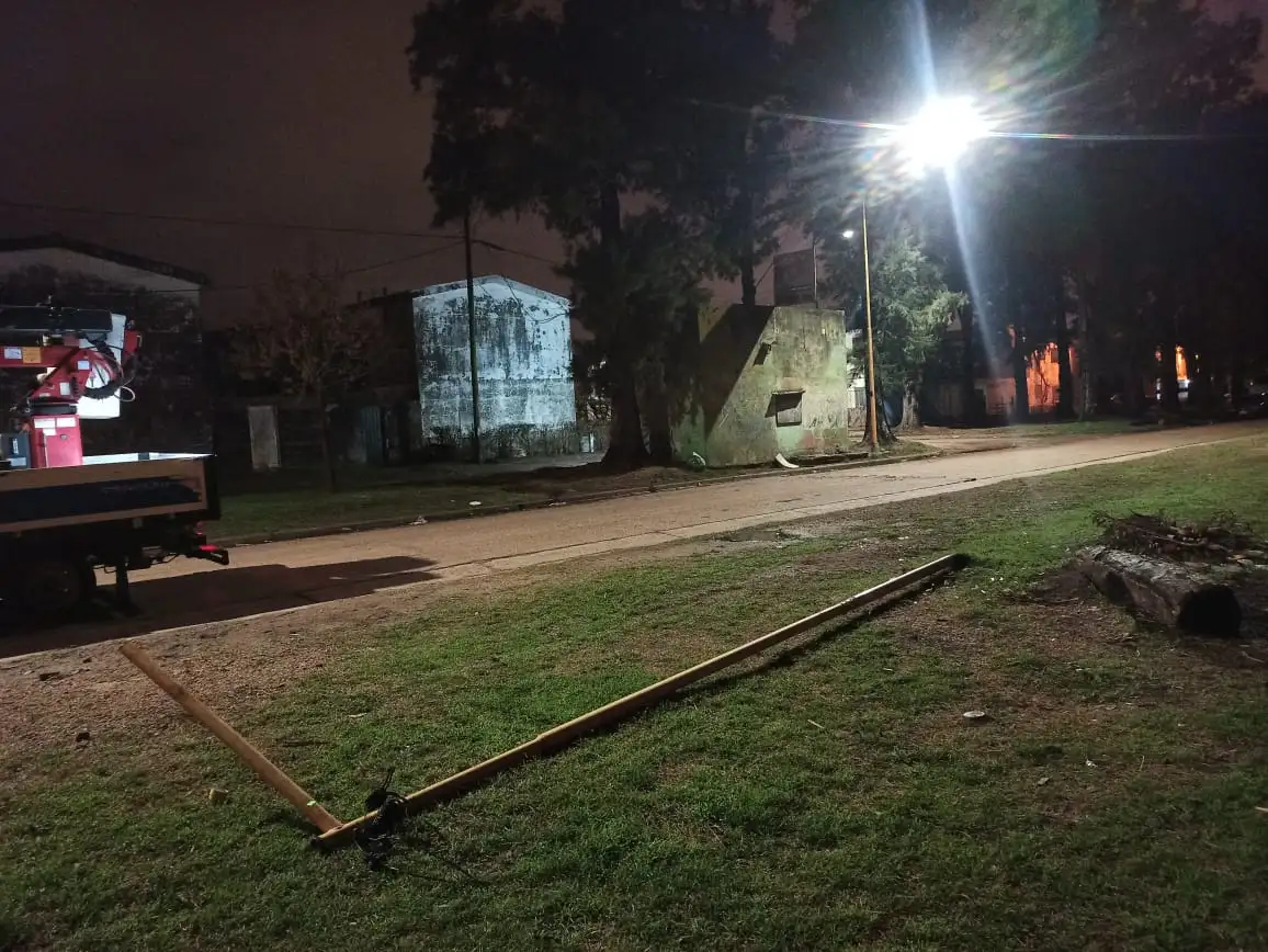 Costará más de 5 millones de pesos arreglar las columnas vandalizadas