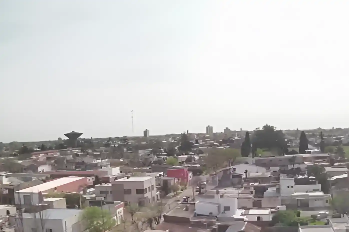 El cielo en San Pedro antes de las 10.00 de la mañana de este jueves