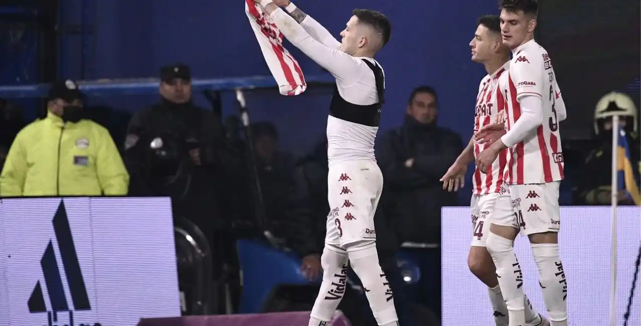 El festejo de Troyansky hizo enojar a los jugadores de Boca y hubo disturbios