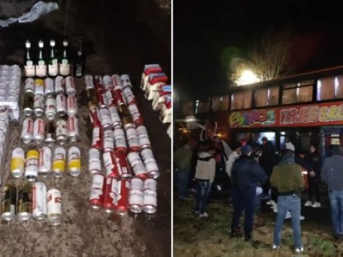 Rutas 19 y 158: incautaron bebidas alcohólicas a hinchas sabaleros que viajan a ver el Colón – Talleres