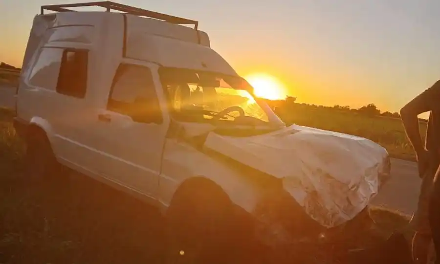 choque ruta 34 lehmann - 2