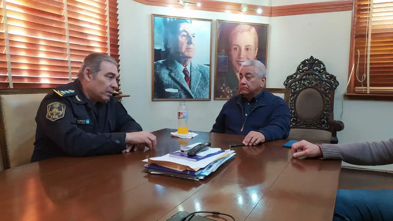 Salazar le pidió a Monfort más policías para San Pedro