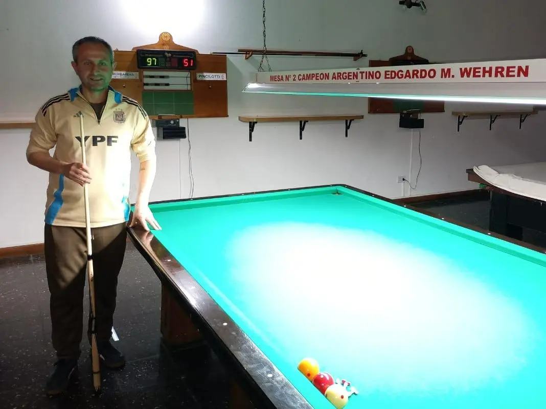 Ganador. Sergio Damborearena, de la fecha once del Apertura Loberense de 5 Quillas