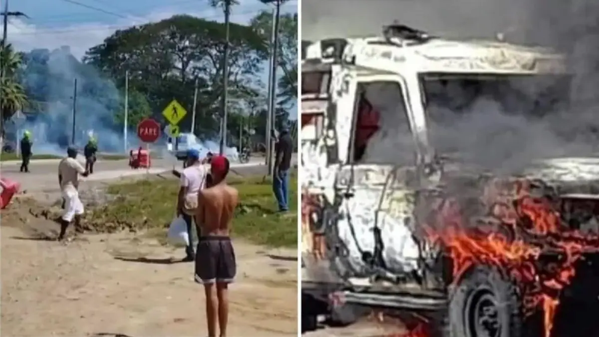 ¡TRAGEDIA DE MIGRANTES! Venezolano degolló a su pareja sentimental y la comunidad lo linchó (+ Video)