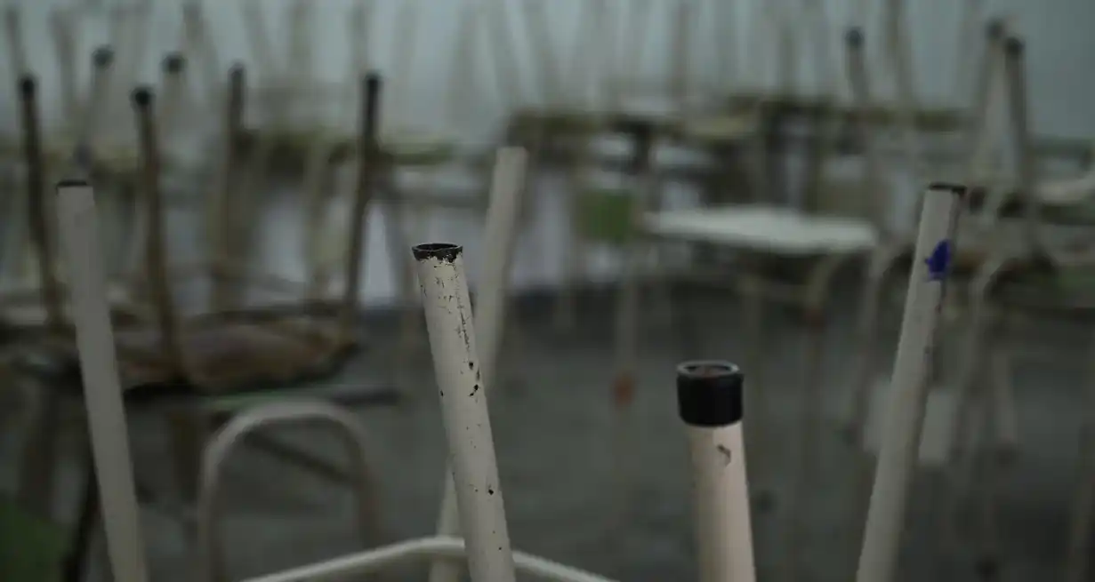 Los gremios docentes resaltaron que este jueves 23 de mayo, además del paro nacional, se recuerda el aniversario de la Marcha Blanca del 1988. Foto: Mauricio Garín.