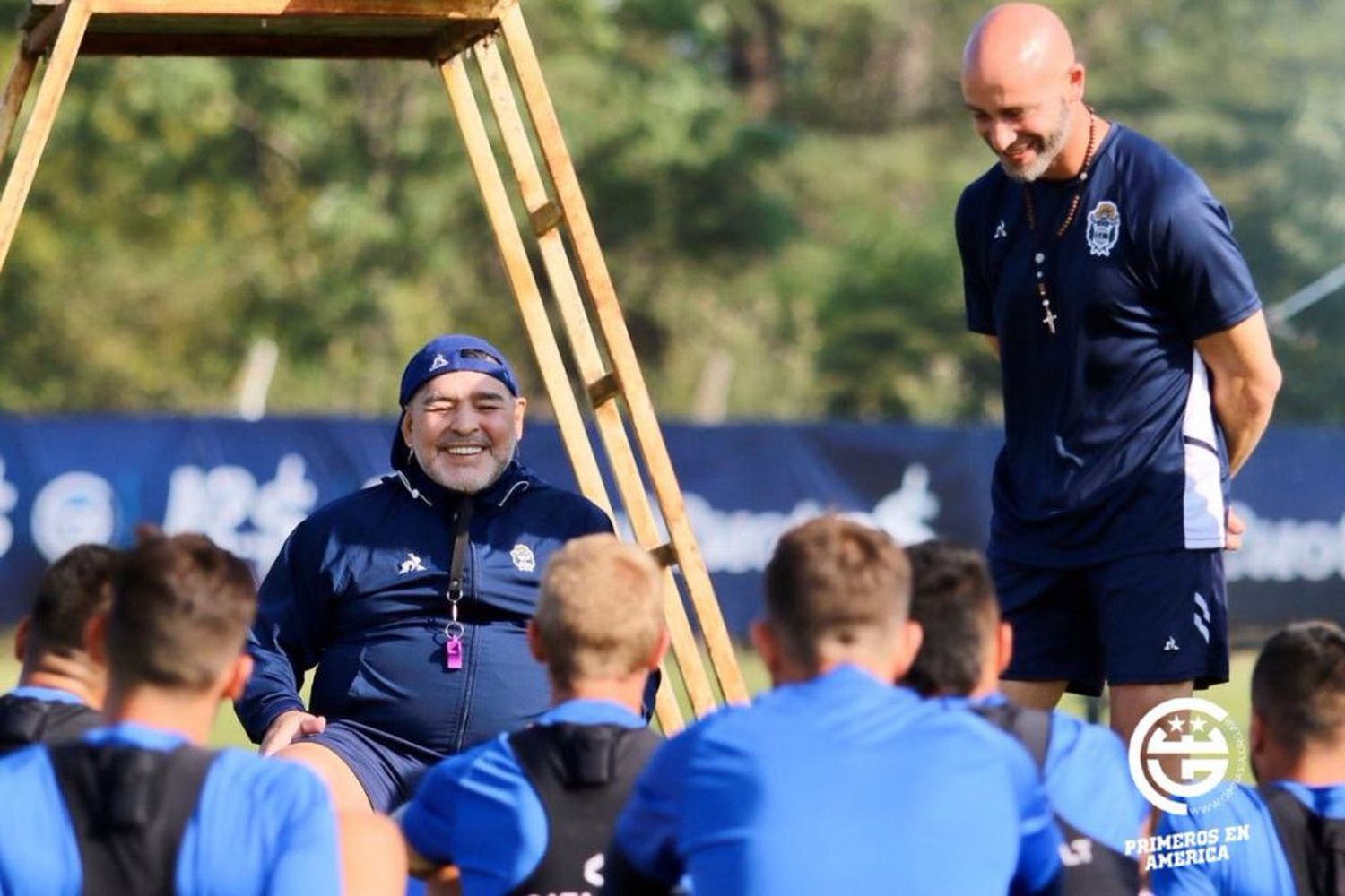 En Gimnasia, se sumó Diego y firmó Broun