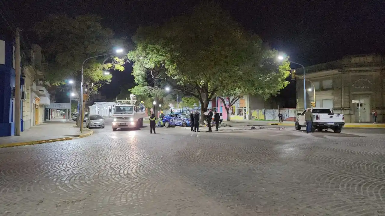 Imagen del siniestro en la madrugada