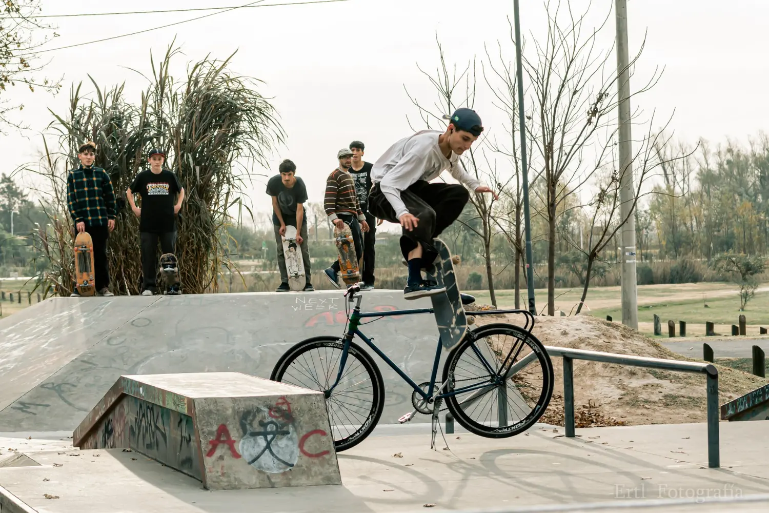 Piden más espacio para skaters, bikers y bicis stunt
