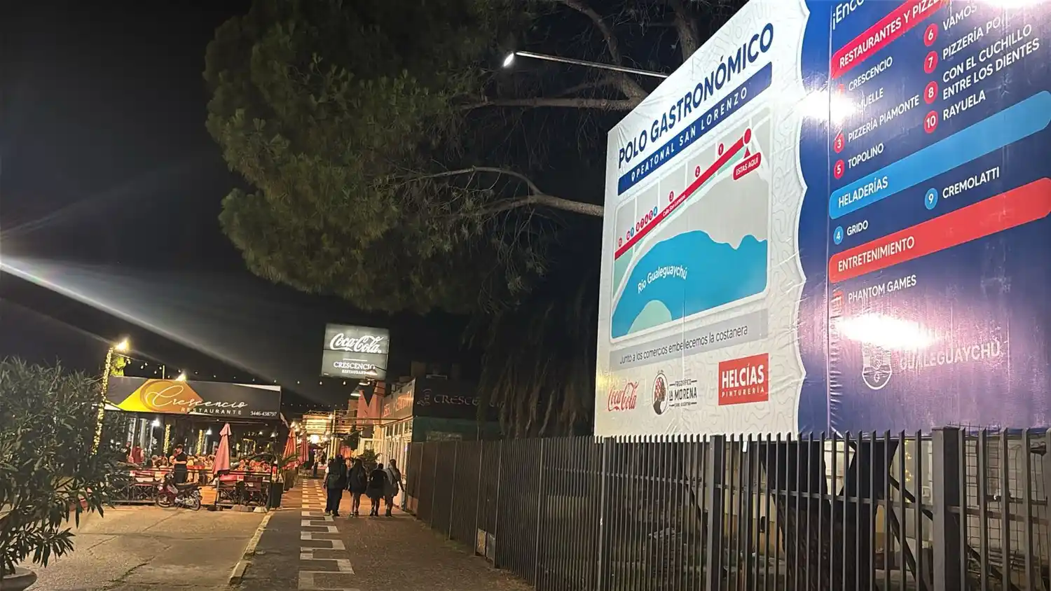 Gualeguaychú impulsa un plan conjunto para mejorar la estética urbana del polo gastronómico