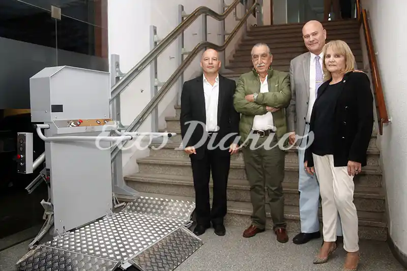 Inauguraron una rampa en el edificio del Juzgado Federal