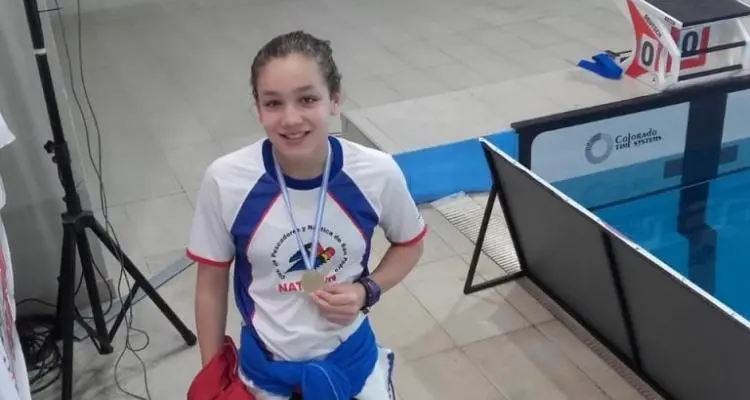 Oro para Candela Raviola en el Nacional para menores en Santiago del Estero