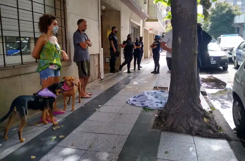 Estupor por la muerte de un perro: cayó desde un tercer piso