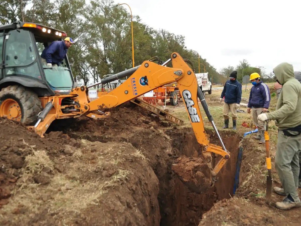  Última etapa de la obra para extender red de gas natural en el sector norte   